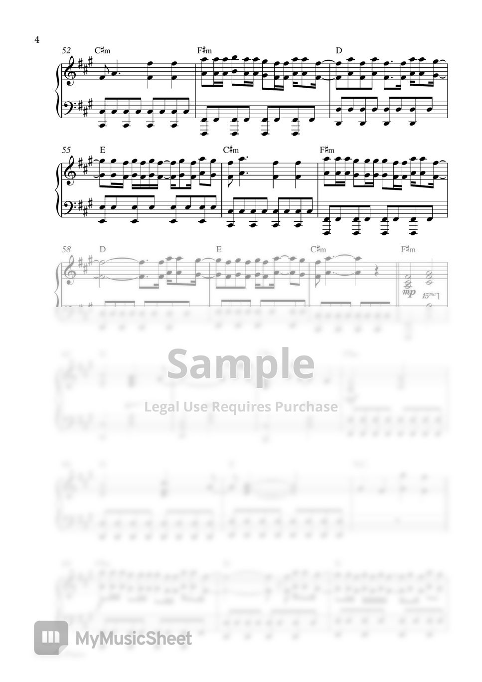 TONES AND I - Dance Monkey (Piano Sheet) by Pianella Piano