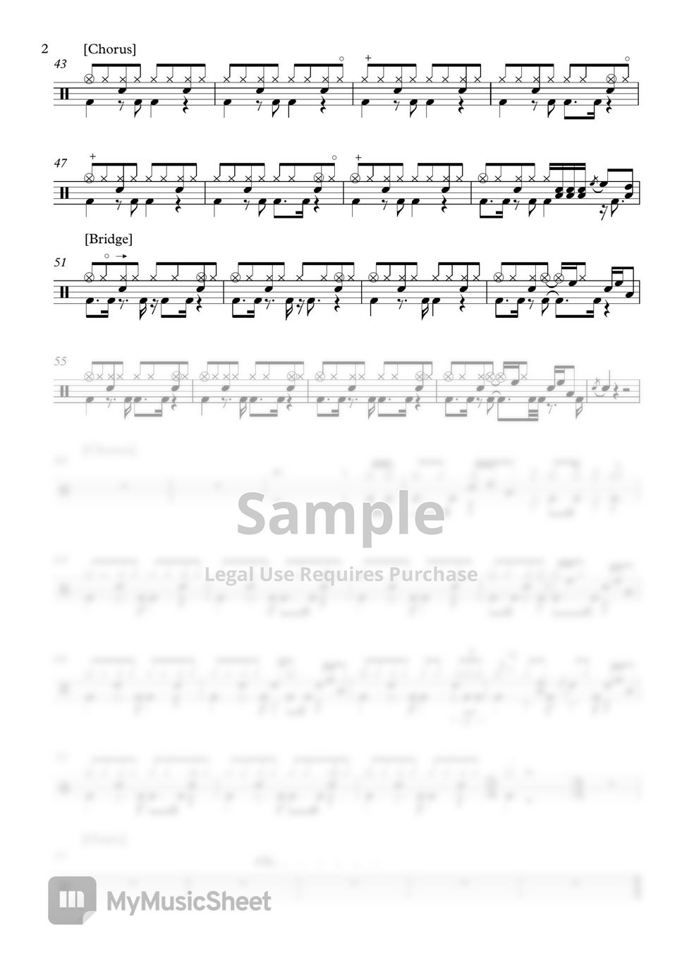 kyuhyun-all-day-long-drum-sheet-by-606drum