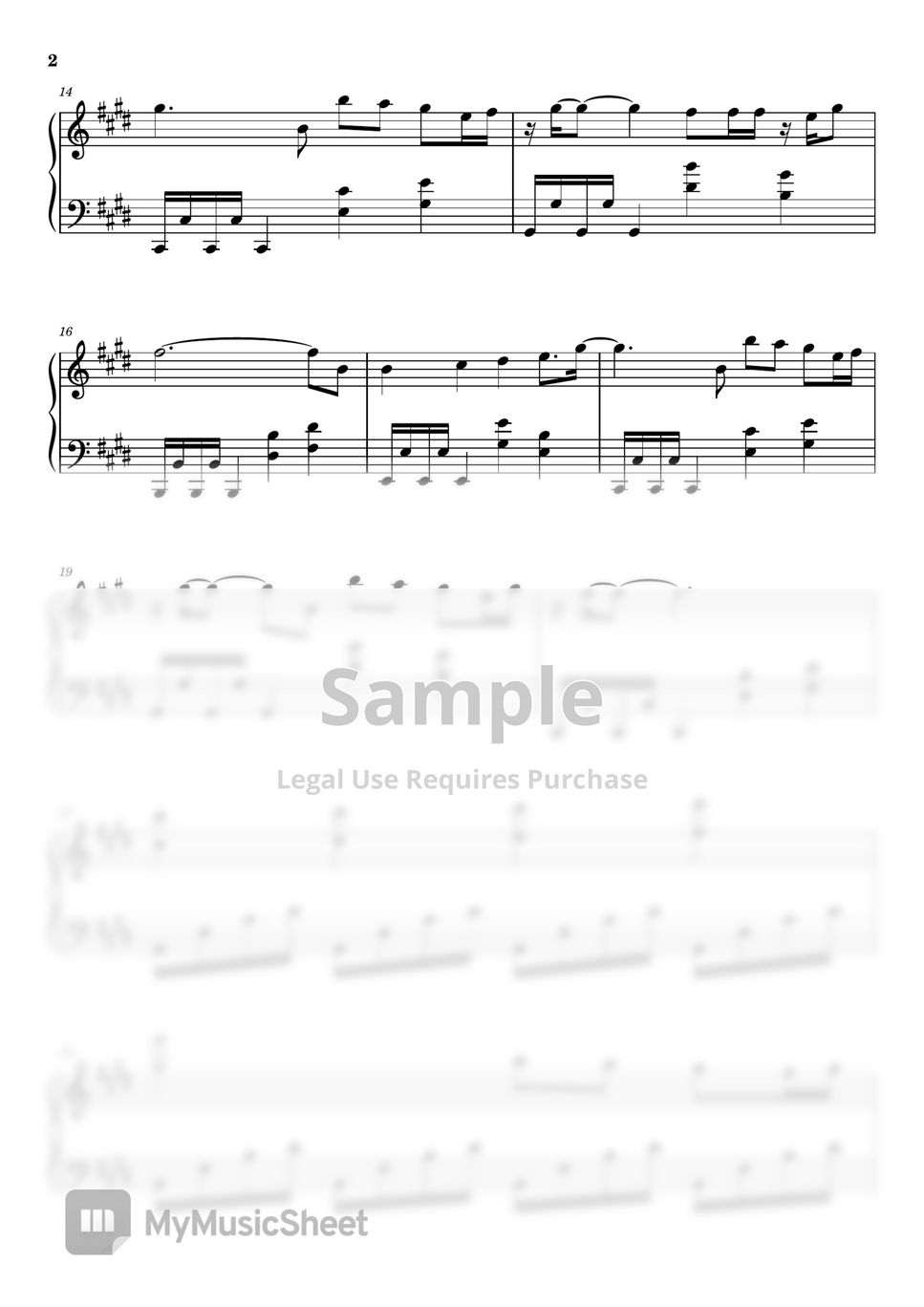 Billy Idol Eyes Without a Face Sheet by Piano Go Life