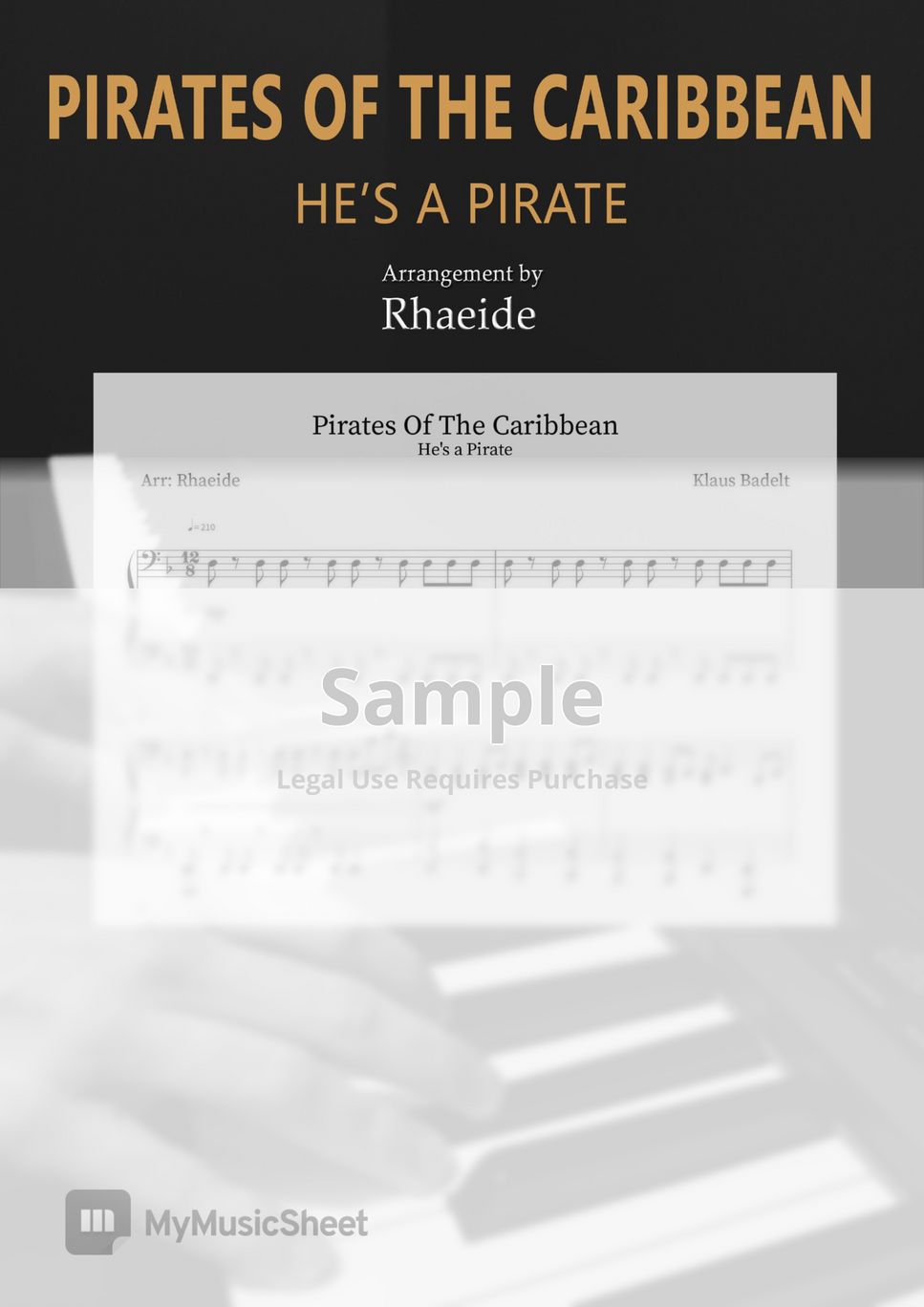 Pirates of the Caribbean - He's a Pirate (Klaus Badelt) by Rhaeide