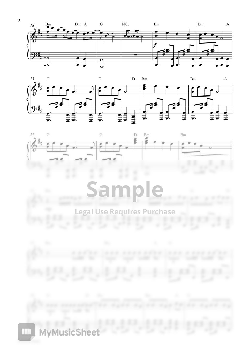 TXT, Anitta - Back for More (Piano Sheet) Sheets by Pianella Piano