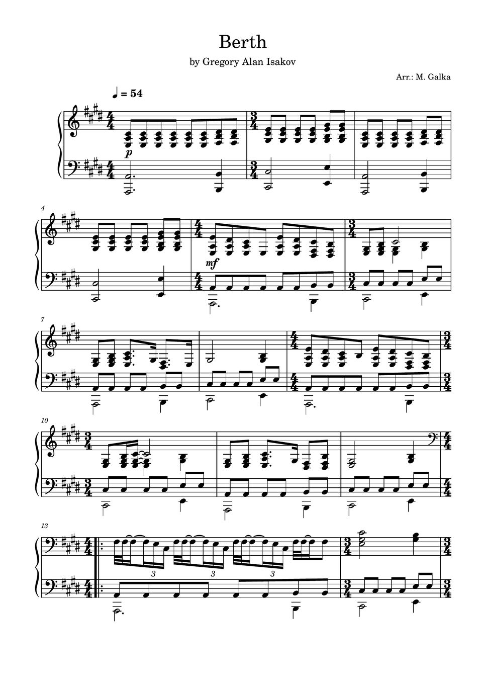 Gregory alan isakov berth sheet by m galka
