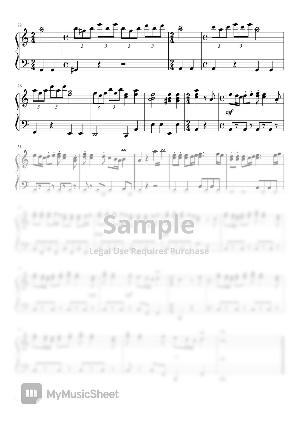 Vivaldi - "Spring" from Four Seasons (Cdur piano soloBeginner to Intermediate) by pfkaori
