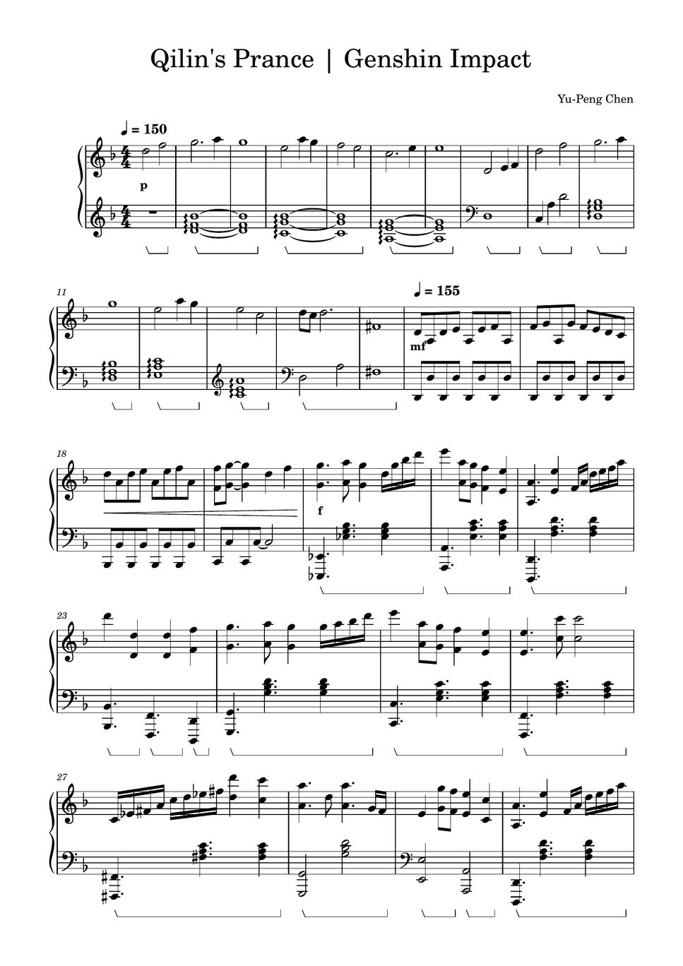 Genshin Impact Qilin's Prance (Marco D.) Sheets by Marco D.