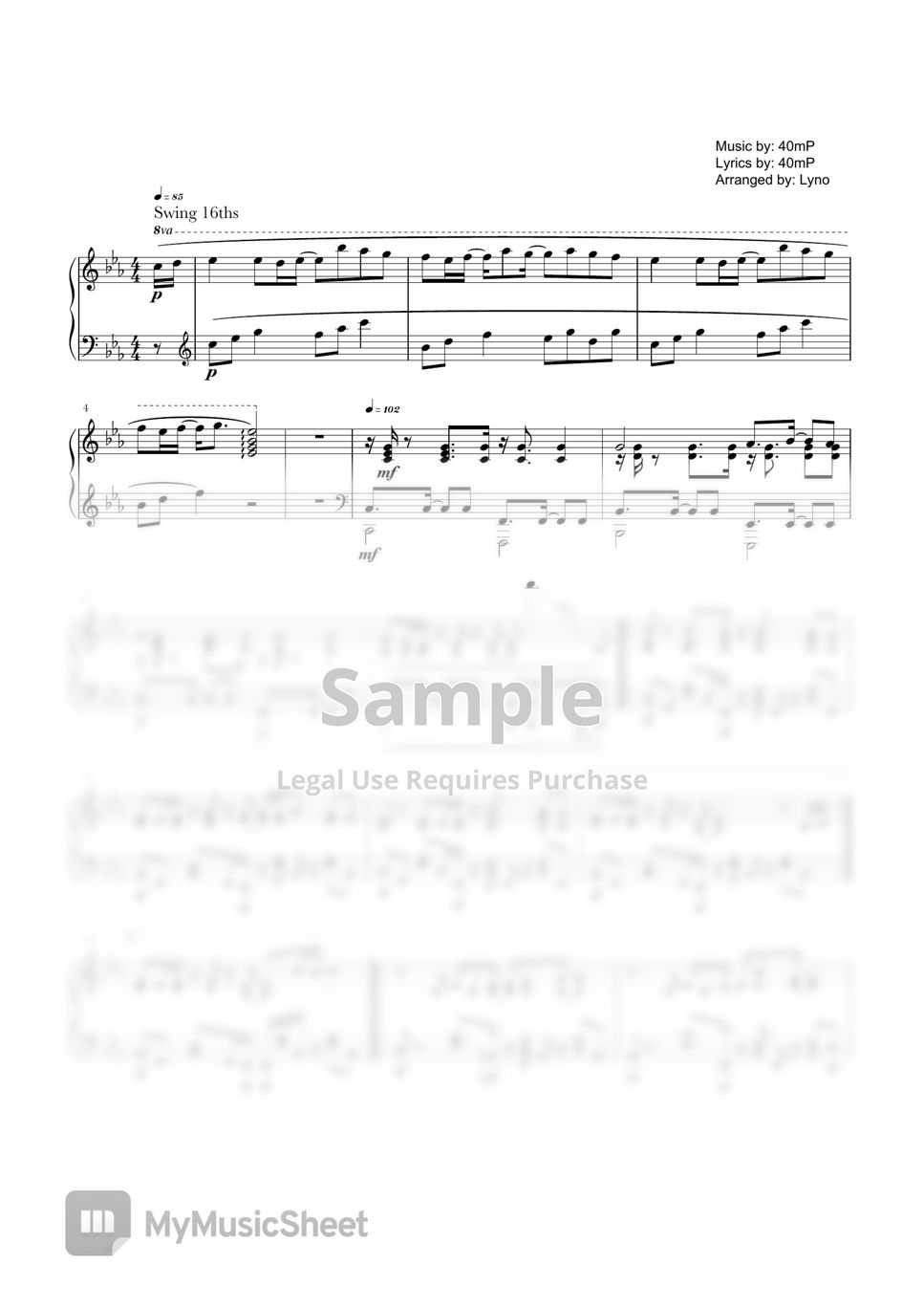 40mp - Karakuri Pierrot (Piano Solo) by Ray