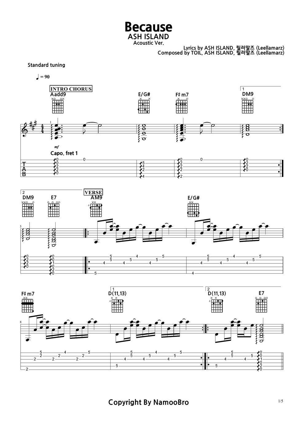 ASH ISLAND Because TAB by NamooBro