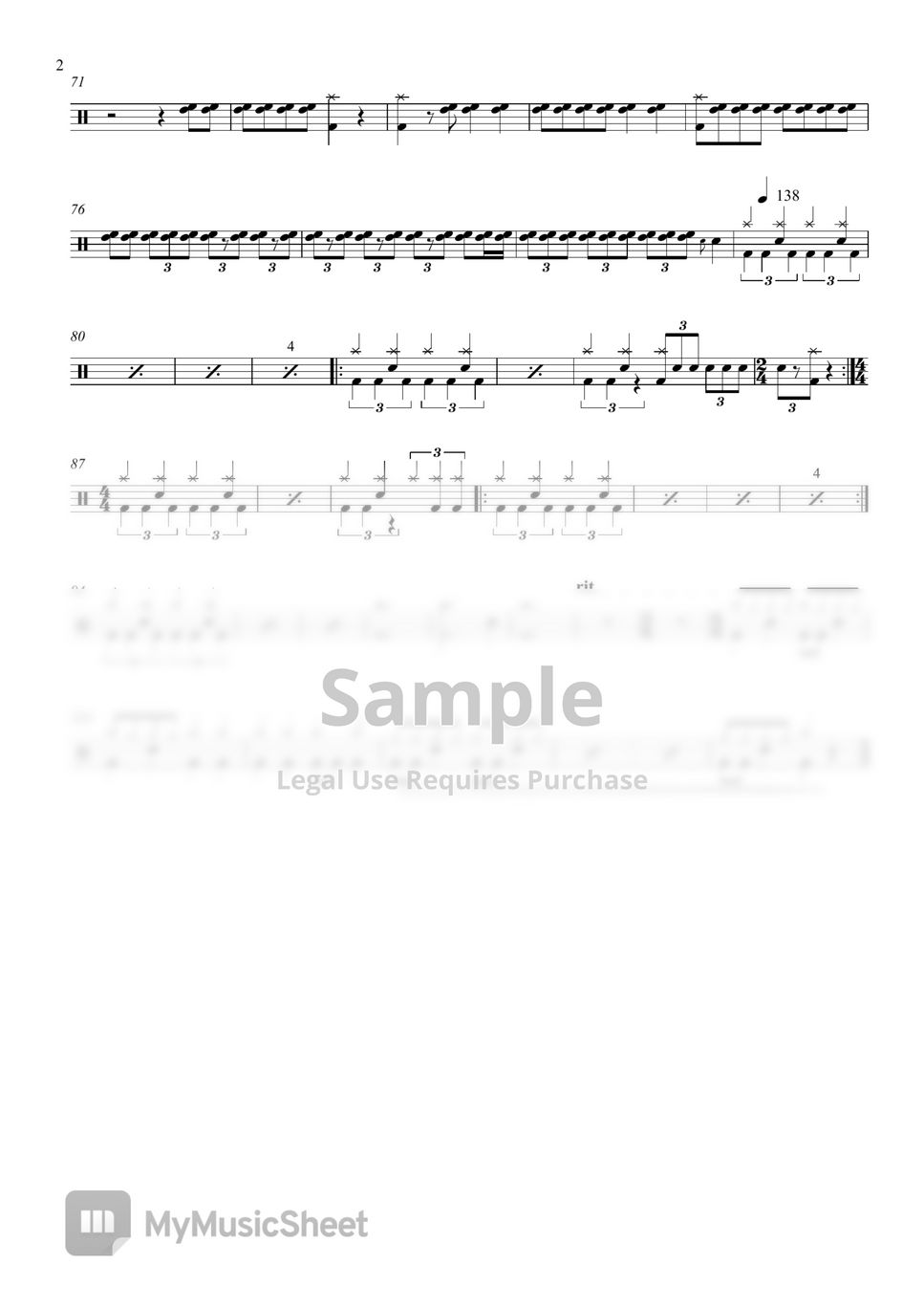 Queen - Bohemian Rhapsody by Drum Transcription: Leo Alvarado