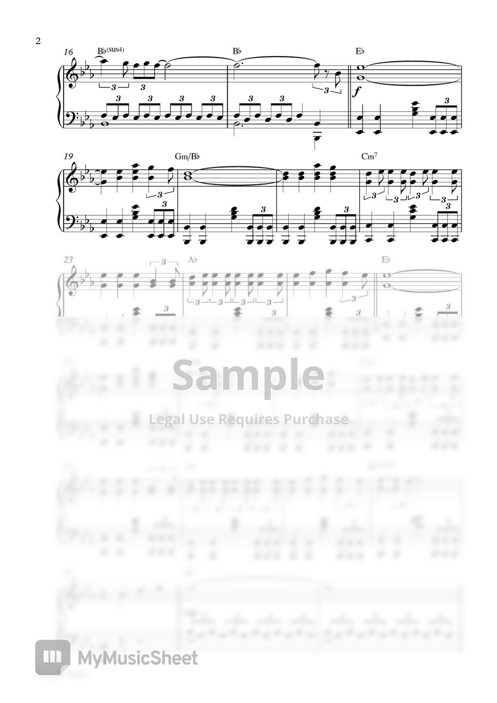 Lewis Capaldi - Before You Go (Piano Sheet) by Pianella Piano