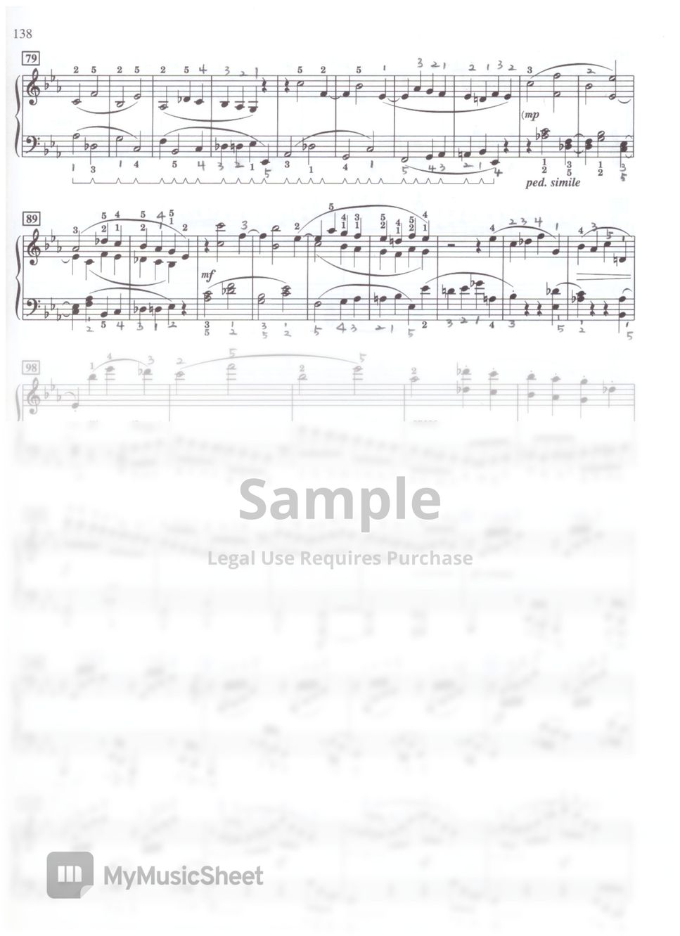 Beethoven(베토벤) - Beethoven Piano Sonata Op.13 (베토벤 '비창'소나타 3악장-손가락번호 +Pedal 레슨악보) by JARAGARA PIANO