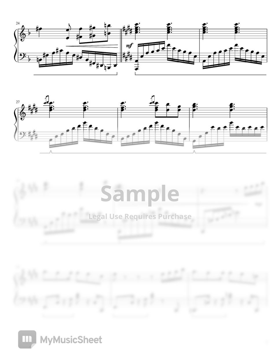 原神 - Moon in One's Cup (Genshin Impact OST - For Piano Solo) by poon