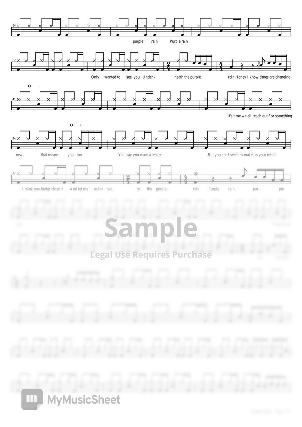 Jessie J Purple Rain Sheets by COPYDRUM