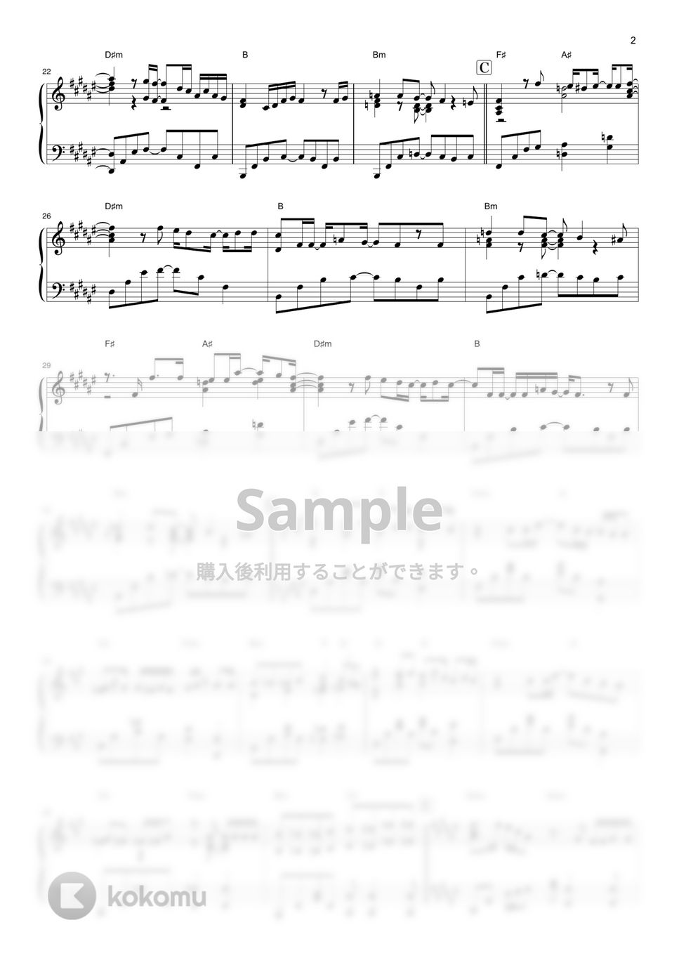 最新発見 Yu □Yu ピアノ譜 poron poron オーダー□ 楽譜/スコア - www