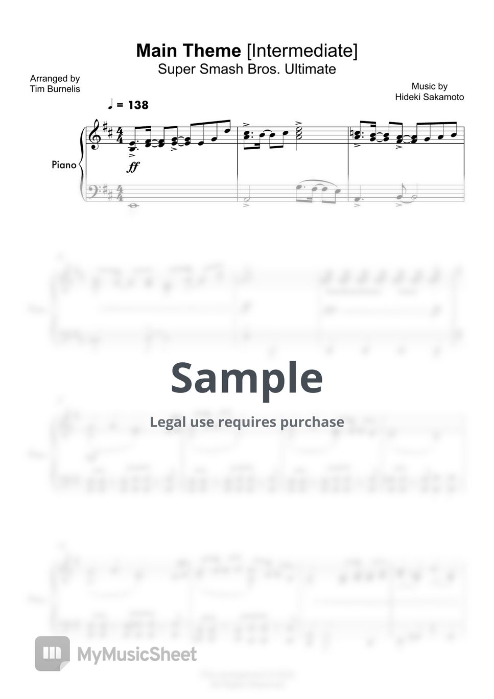 super-smash-bros-ultimate-main-theme-intermediate-sheets-by-tim