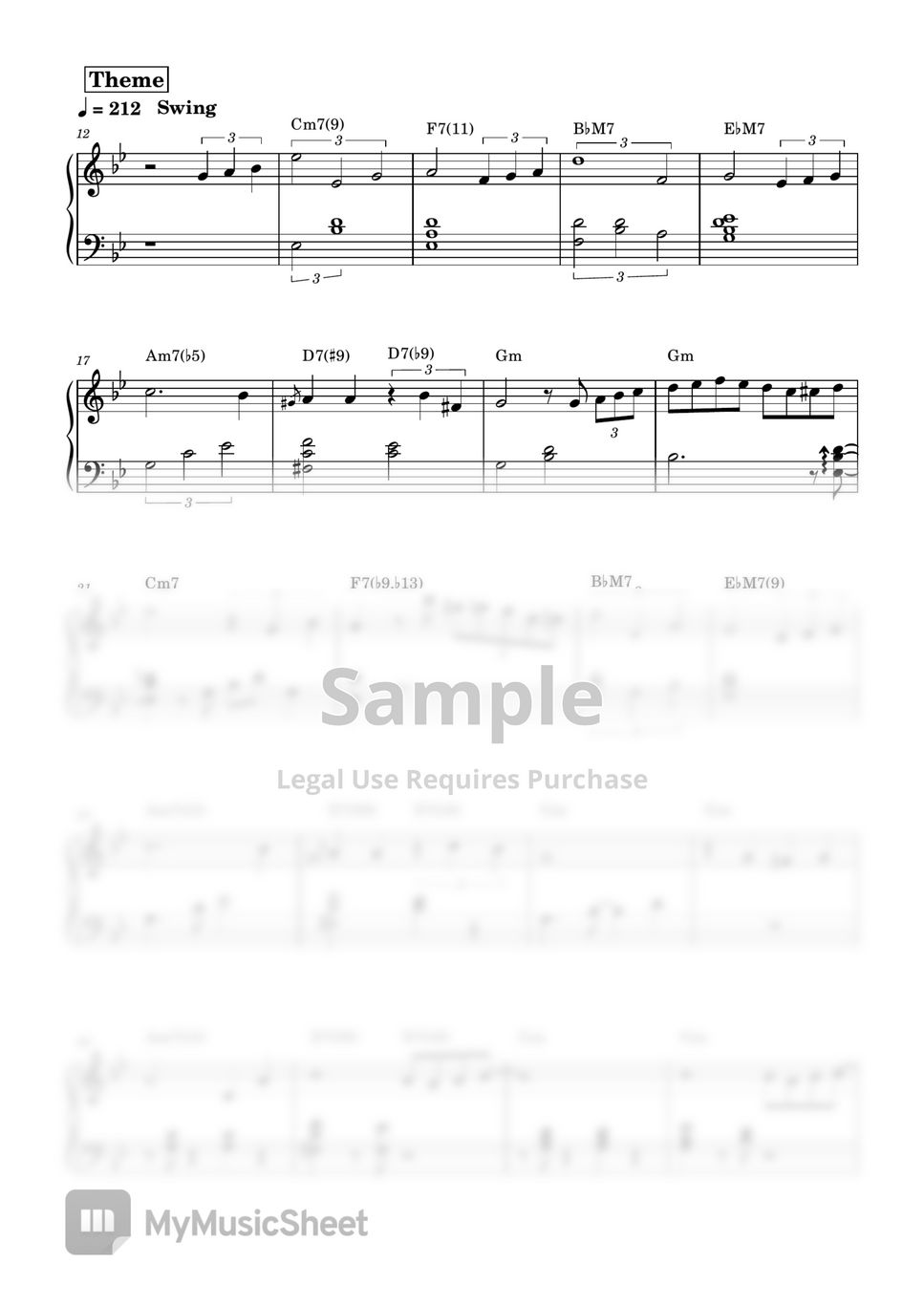 Joseph Kosma - Autumn Leaves 【枯葉 Jazzy House】G minor by Taki Piano