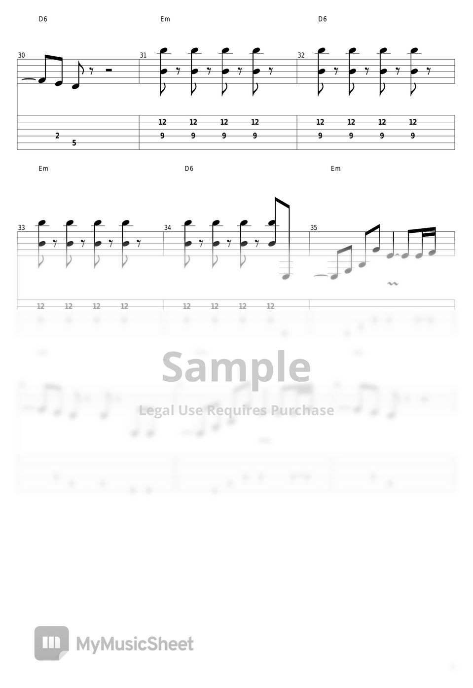 Michael Jackson - Beat It by guitar cover with tab