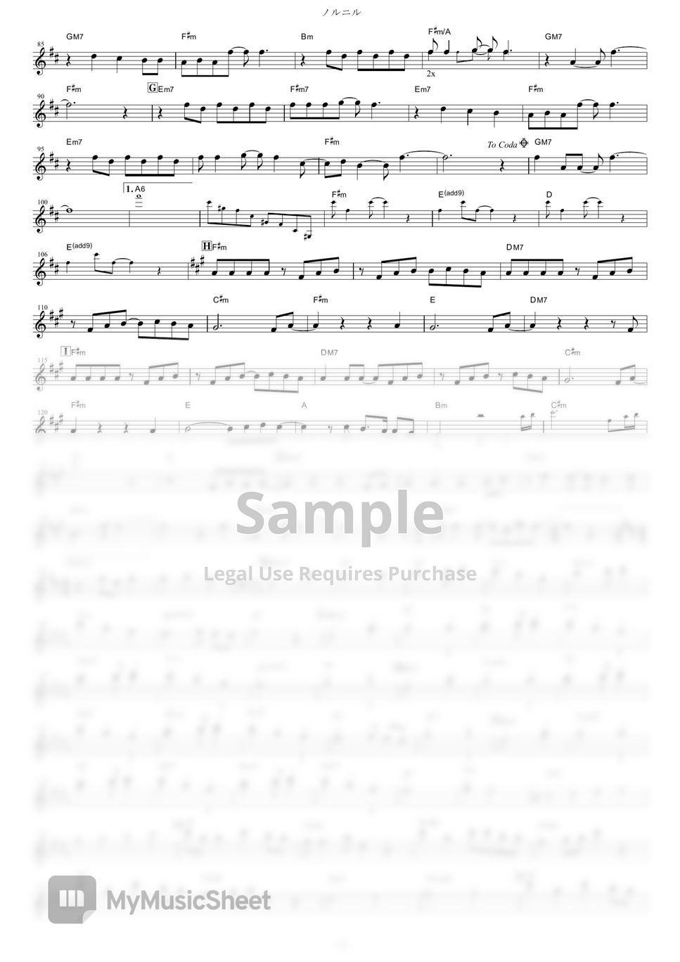 Etsuko Yakushimaru Metro Orchestra - Nornir (Penguindrum / in Eb) by muta-sax