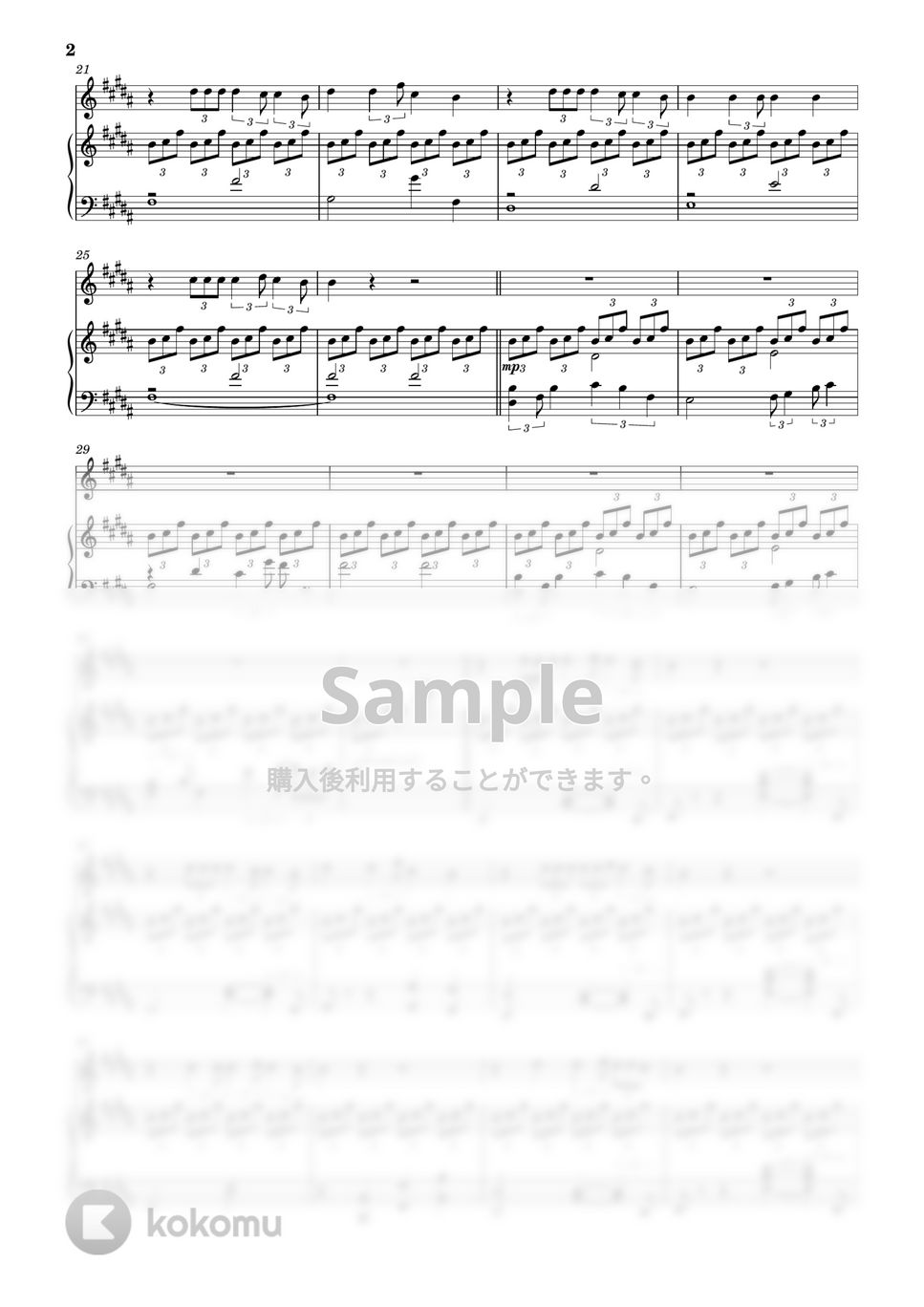 RADWIMPS - スパークル [original ver.] (フルート&ピアノ伴奏) by PiaFlu