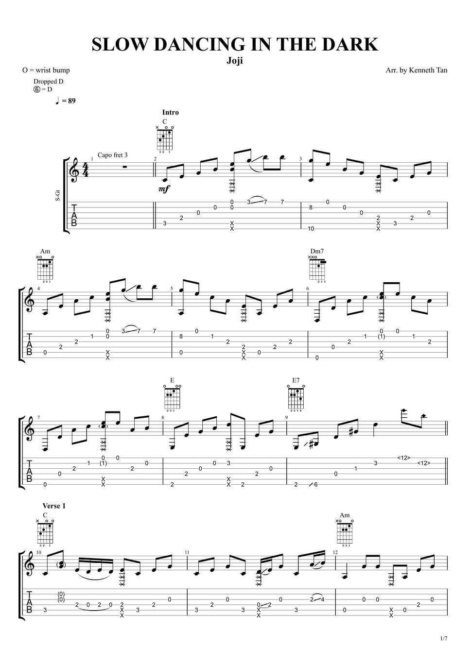 joji-fingerstyle-guitar-slow-dancing-in-the-dark-sheet-by-kenneth