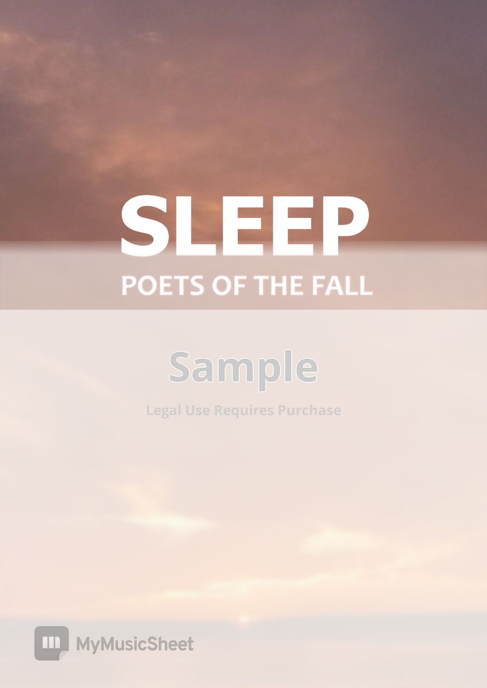 Poets of the Fall - Sleep (Early Intermed.)