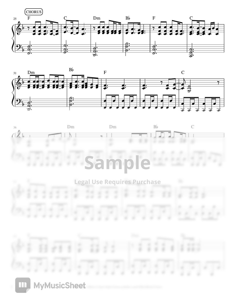 Red Jumpsuit Apparatus - Your Guardian Angel (piano sheet music) by Mel's Music Corner