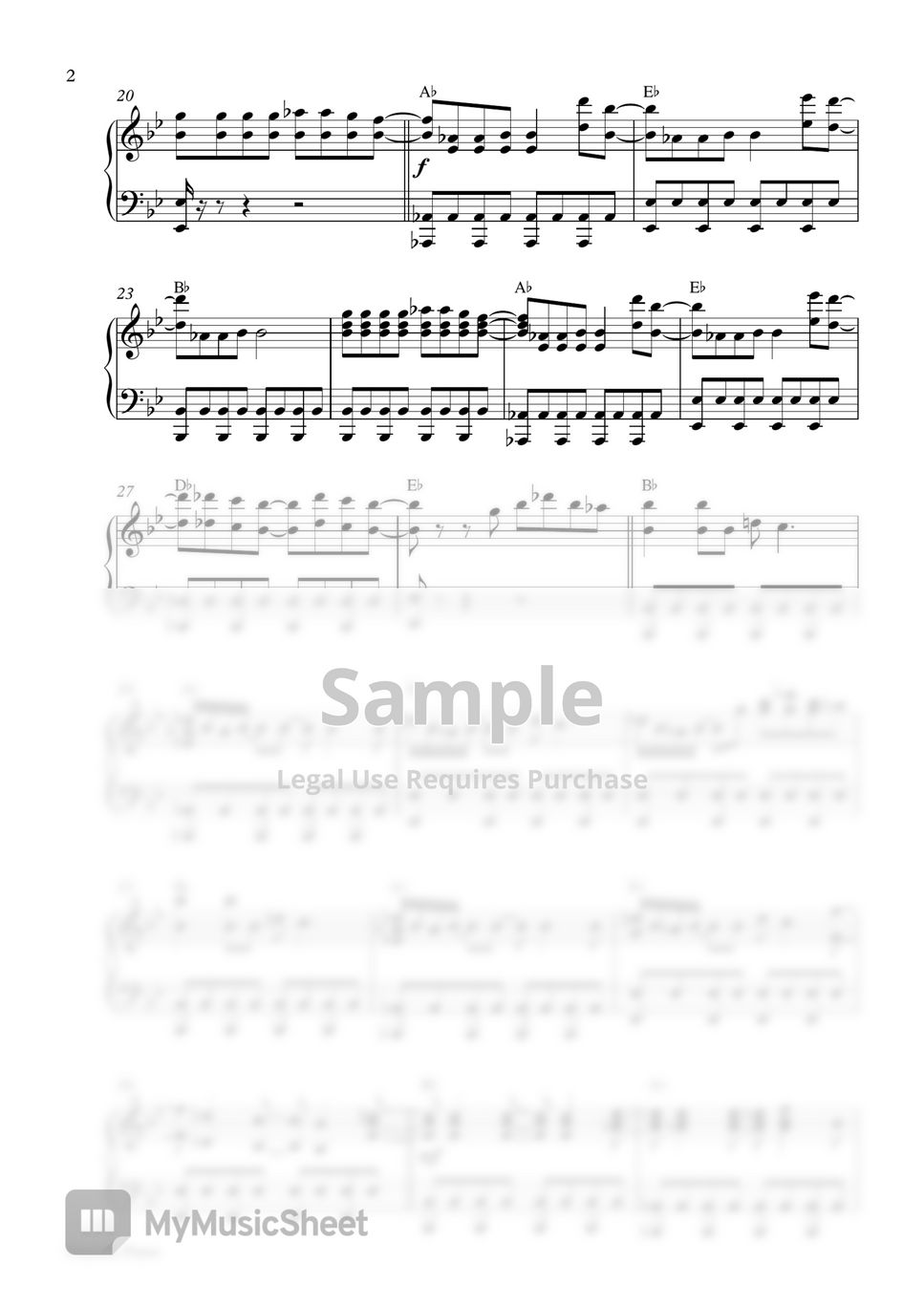 Lady Gaga - Stupid Love (Piano Sheet) by Pianella Piano