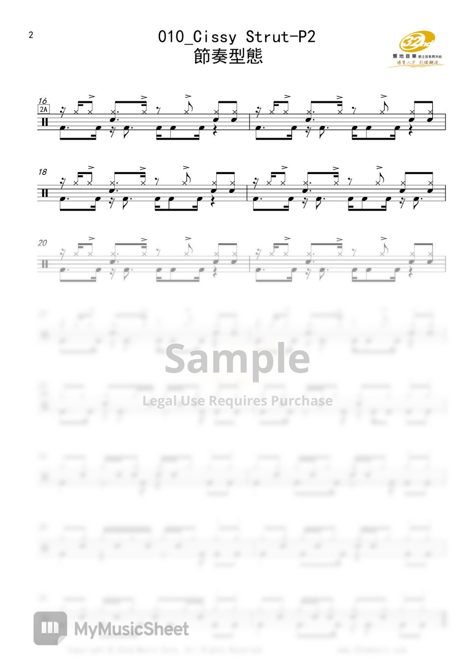 John scofield Cissy Strut Sheets by 張文光