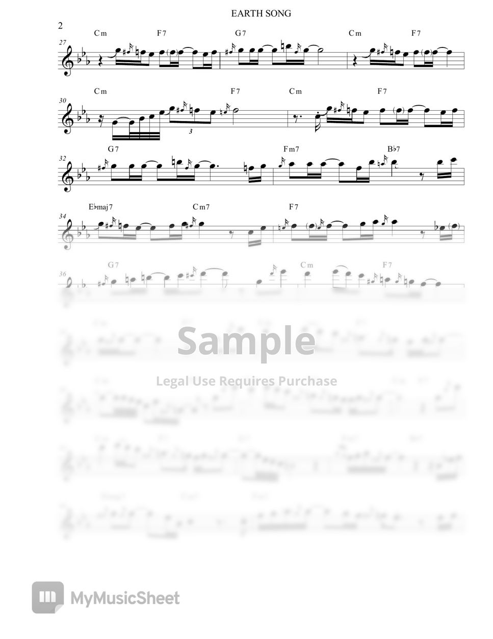 Earth Song - Michael Jackson (Tenor &amp; Alto Sax) by Ismael Dorado