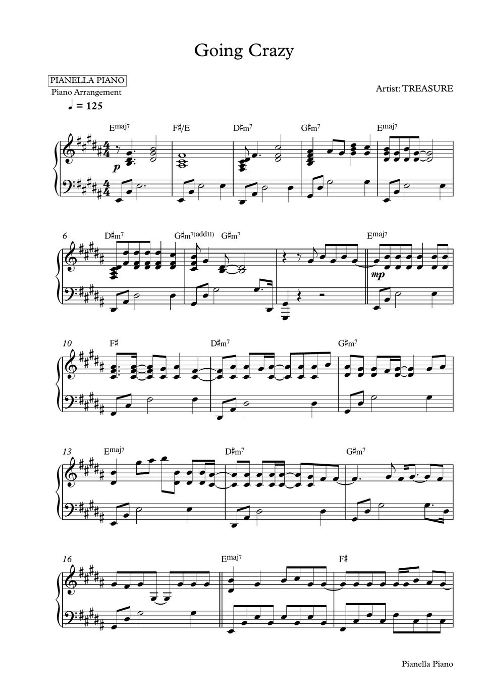 treasure-going-crazy-piano-sheet-by-pianella-piano