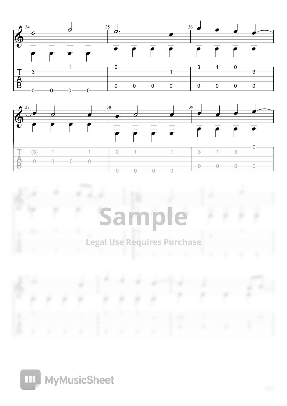 Kessoku Band - Seishun Complex (Fingerstyle) Sheets by u3danchou