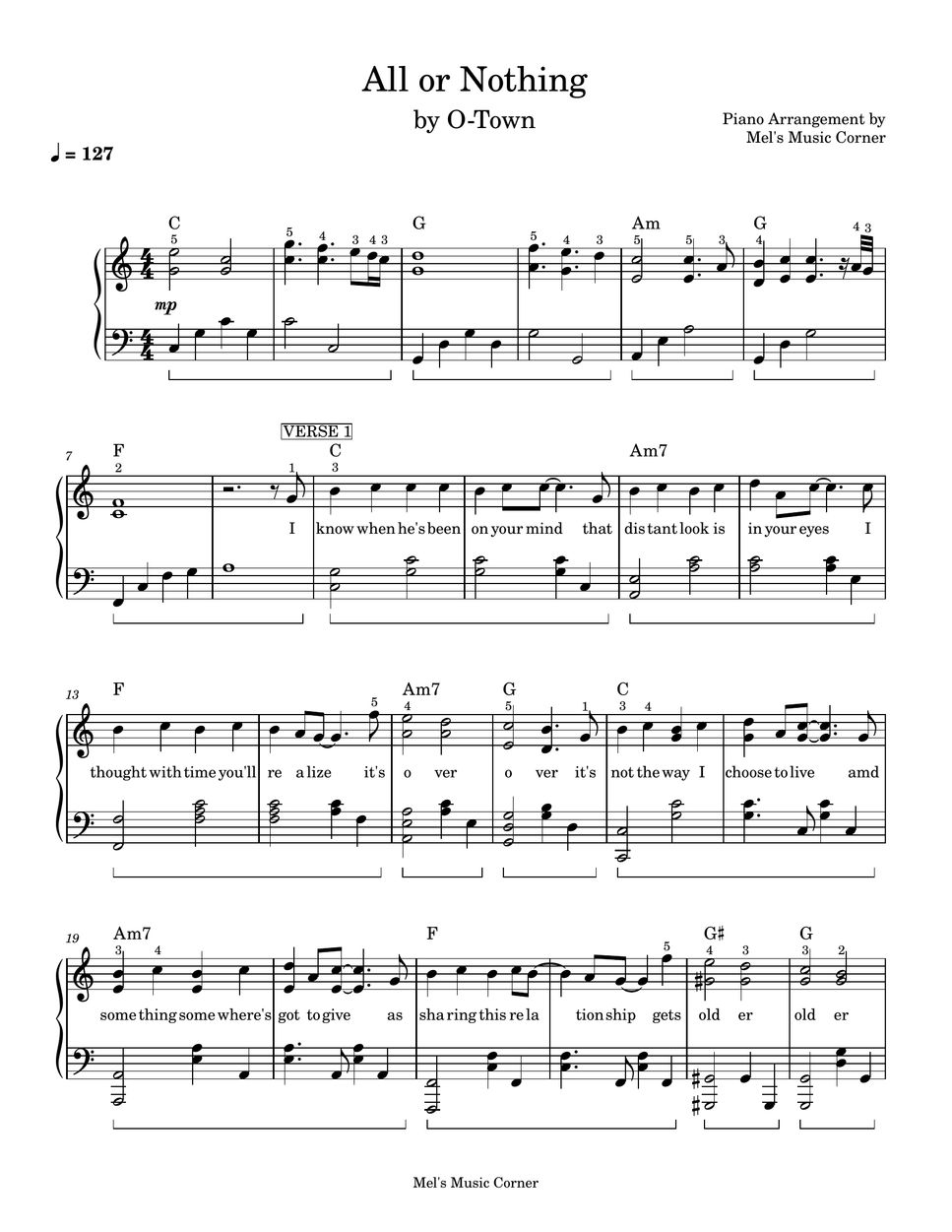 o-town-all-or-nothing-piano-sheet-music-sheets-by-mel-s-music-corner