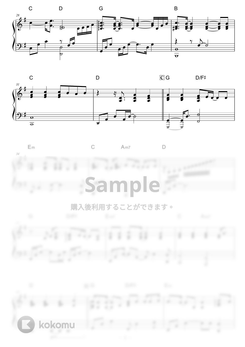 X JAPAN - Say Anything (YOSHIKI) ピアノ楽譜PDF | piano*score | Kokomu