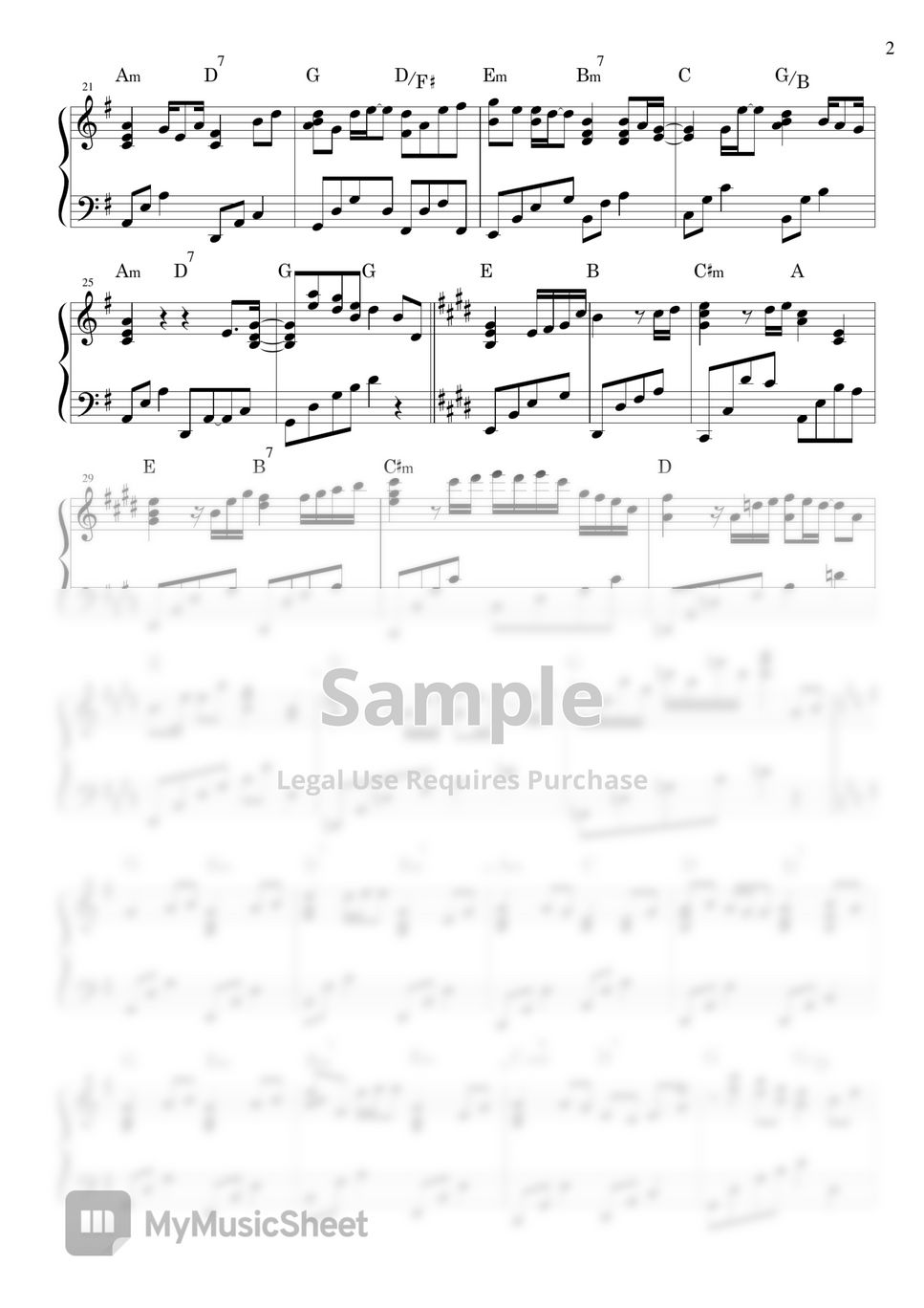 周華健 Wakin Chau - 朋友 peng you (piano solo version) Sheets by manogrande