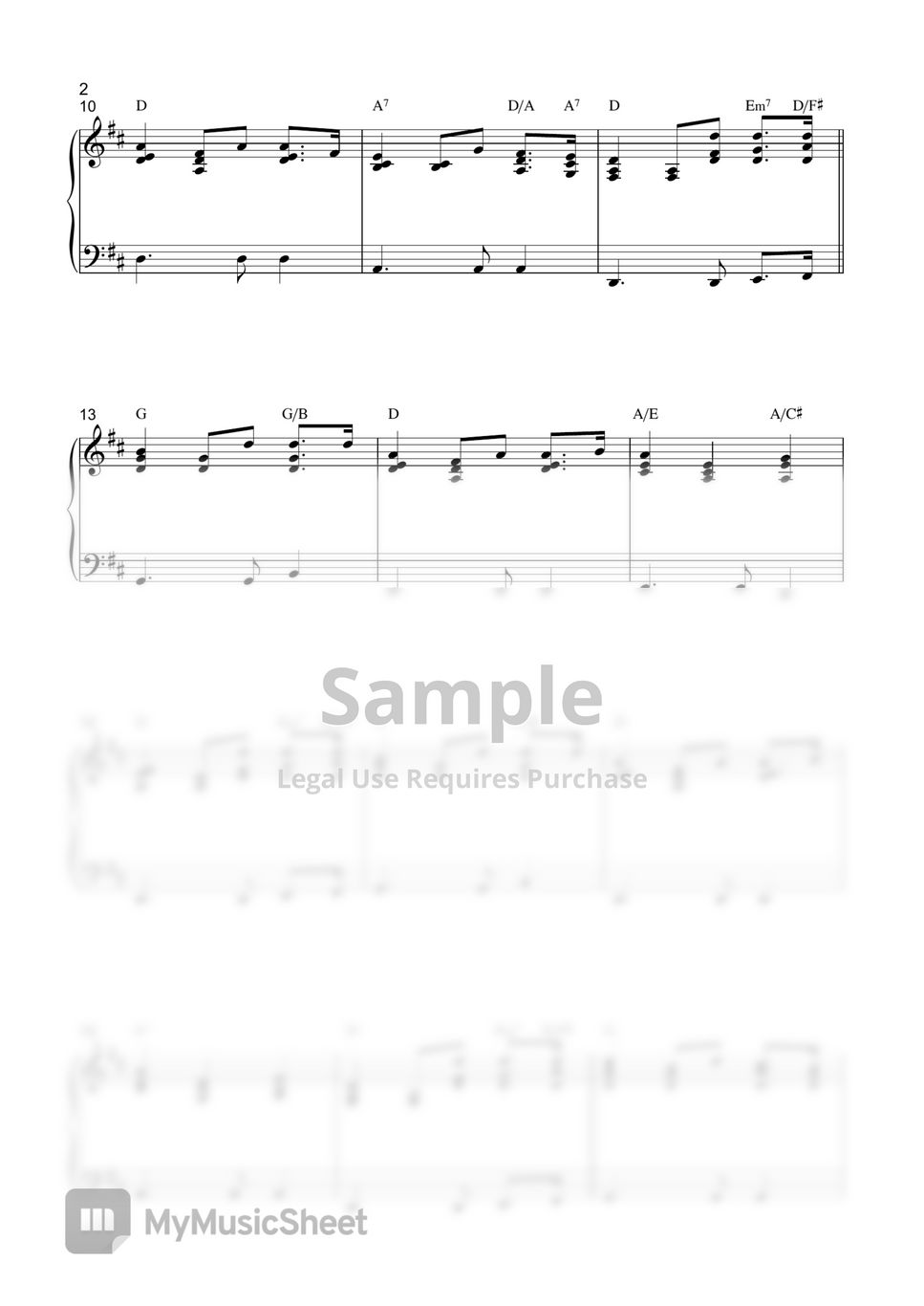 F.M.Lehman The great love of God (그 크신 하나님의 사랑) 악보 by HeavenPiano