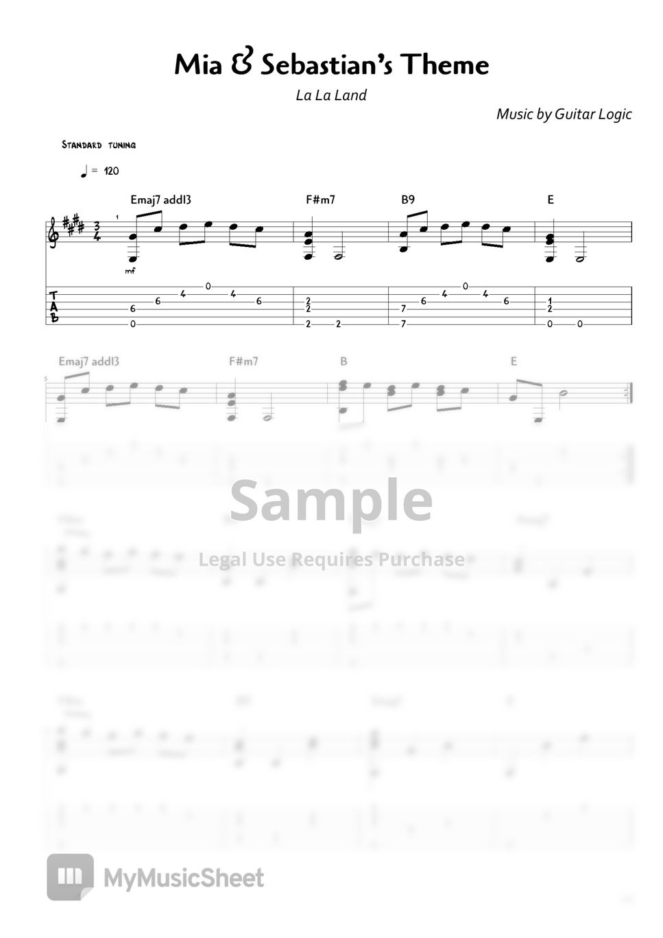 Justin Hurwitz - La La Land - Mia & Sebastian’s Theme (Fingerstyle version) by Ivan Cirilovic