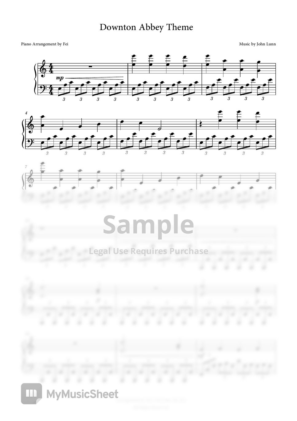 John Lunn Downton Abbey Theme (Piano arrangement of the classic theme