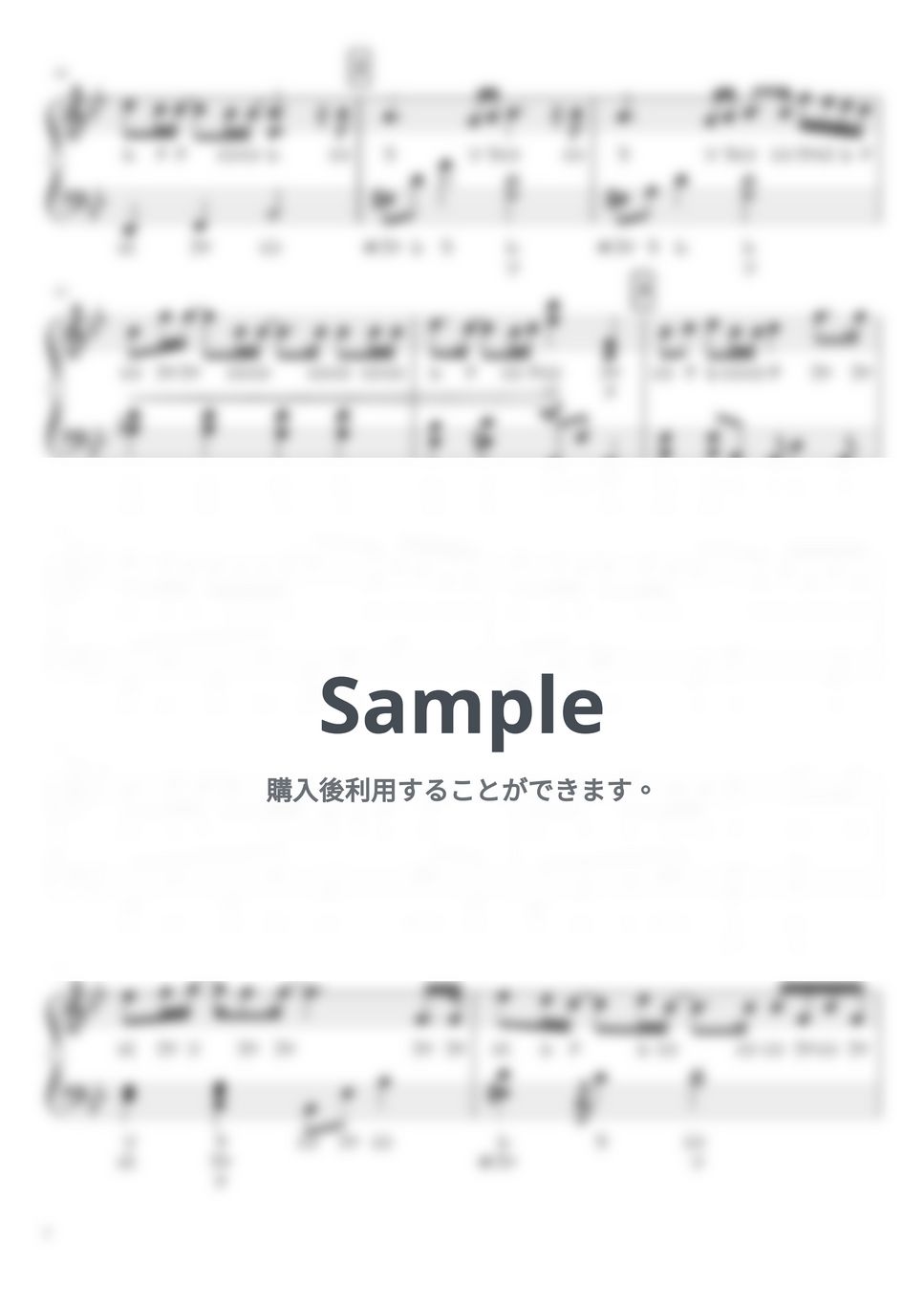 Mrs. GREEN APPLE - ダーリン (ドレミ付き初級) by soup-majo