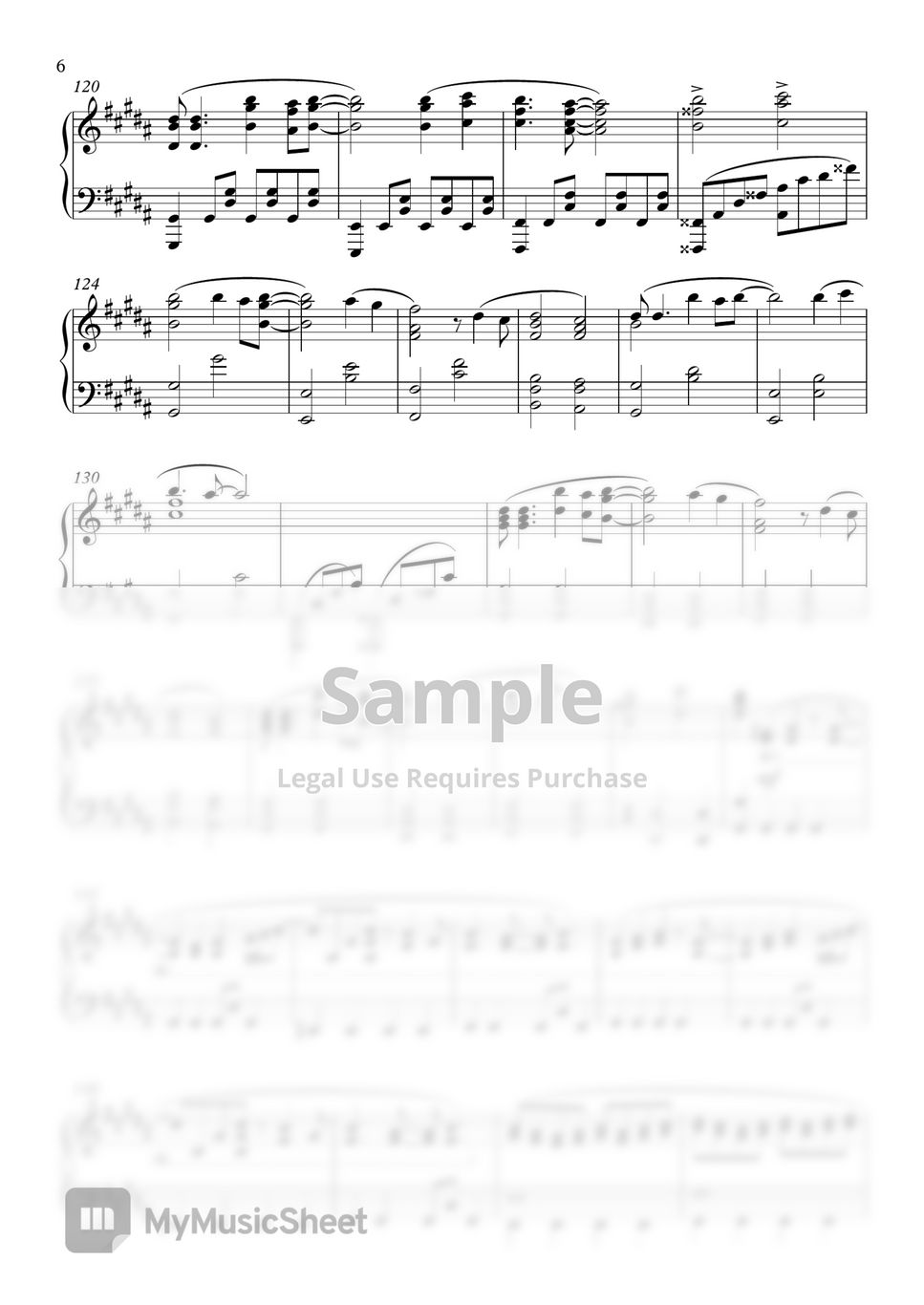 X JAPAN - Silent Jealousy ピアノ楽譜PDF | LuuunaWorks | mymusic5