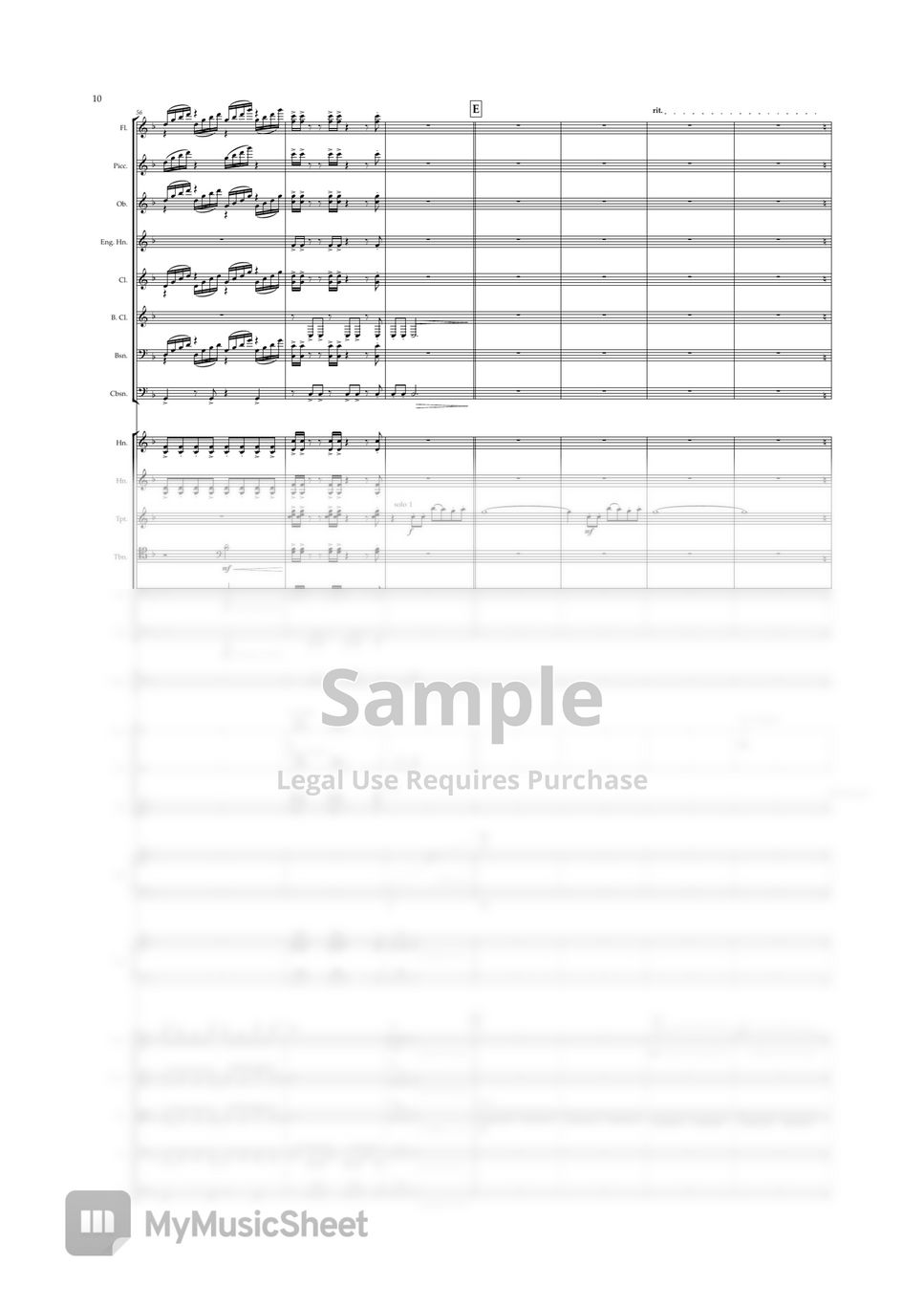 Joe Hisaishi - My Neighbor Totoro for Orchestra - Score and Part by Melodyphony