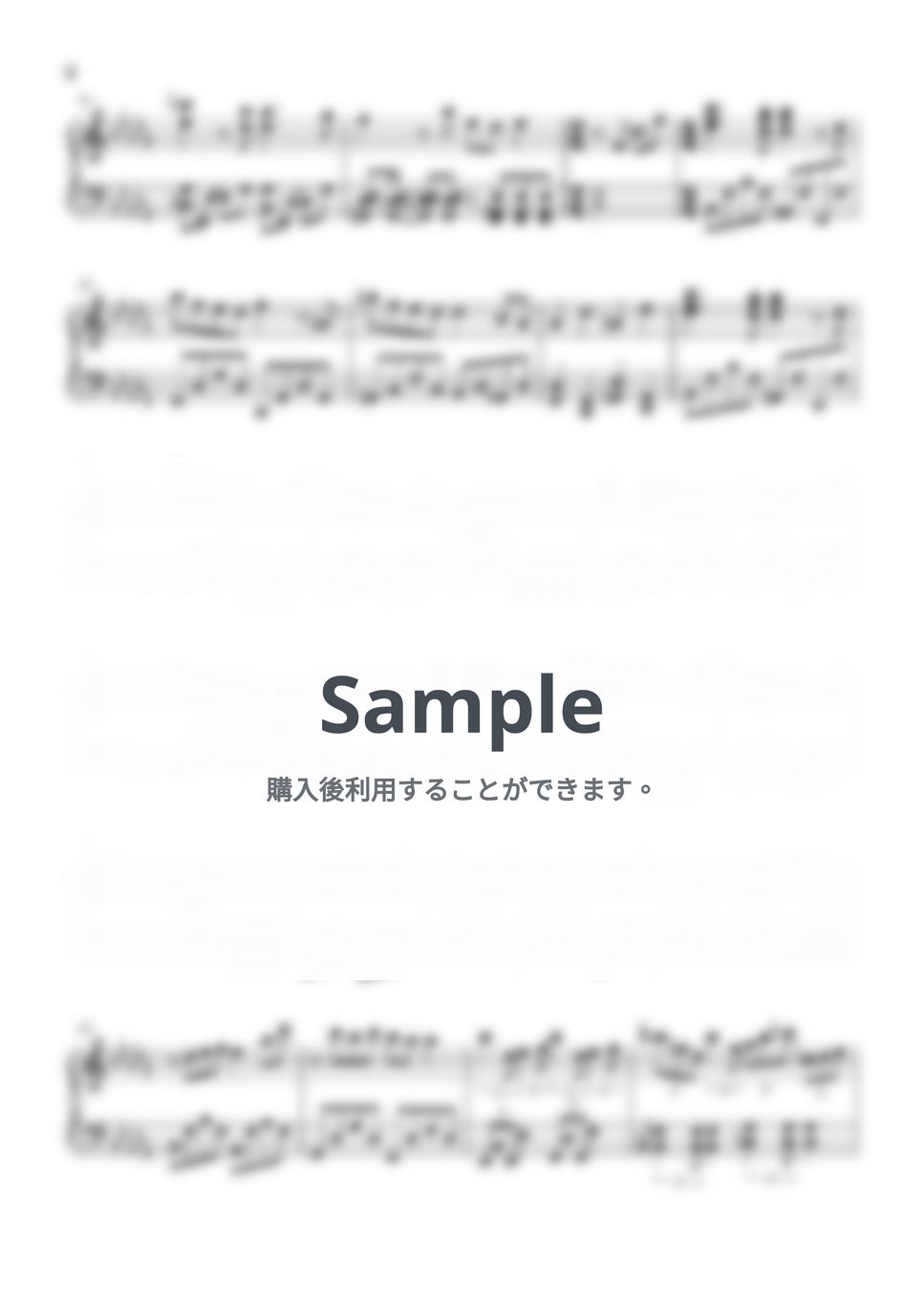 Mrs. GREEN APPLE - 延々 (intermediate, piano) by Mopianic