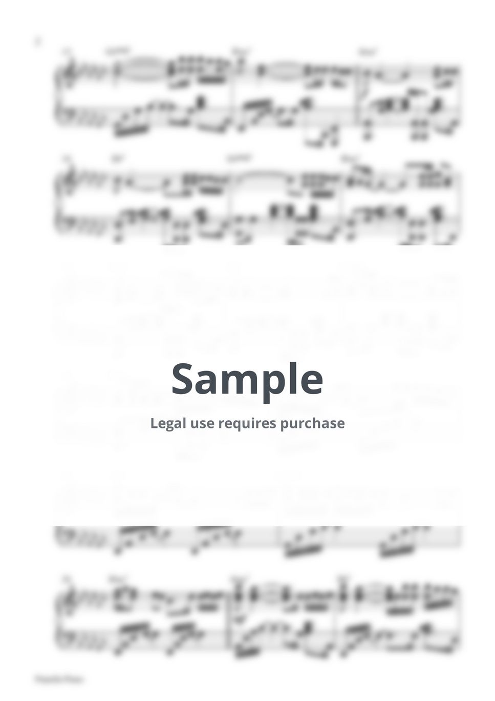 KAI Peaches (2 PDF in Original Key Gb Major & Easier Key G Major