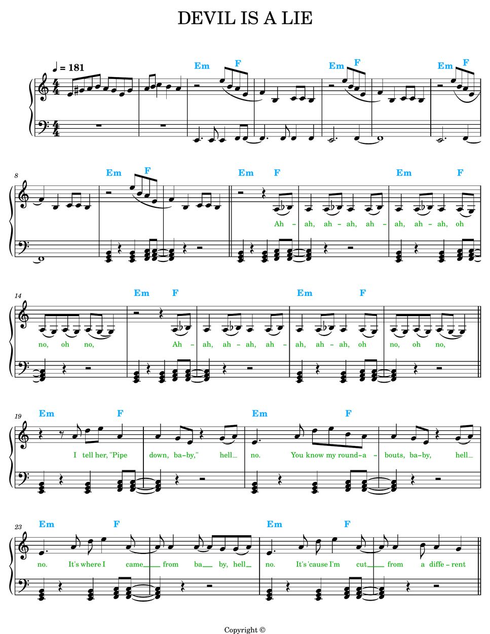 tommy-richman-devil-is-a-lie-simple-score-with-lyrics-and-chords