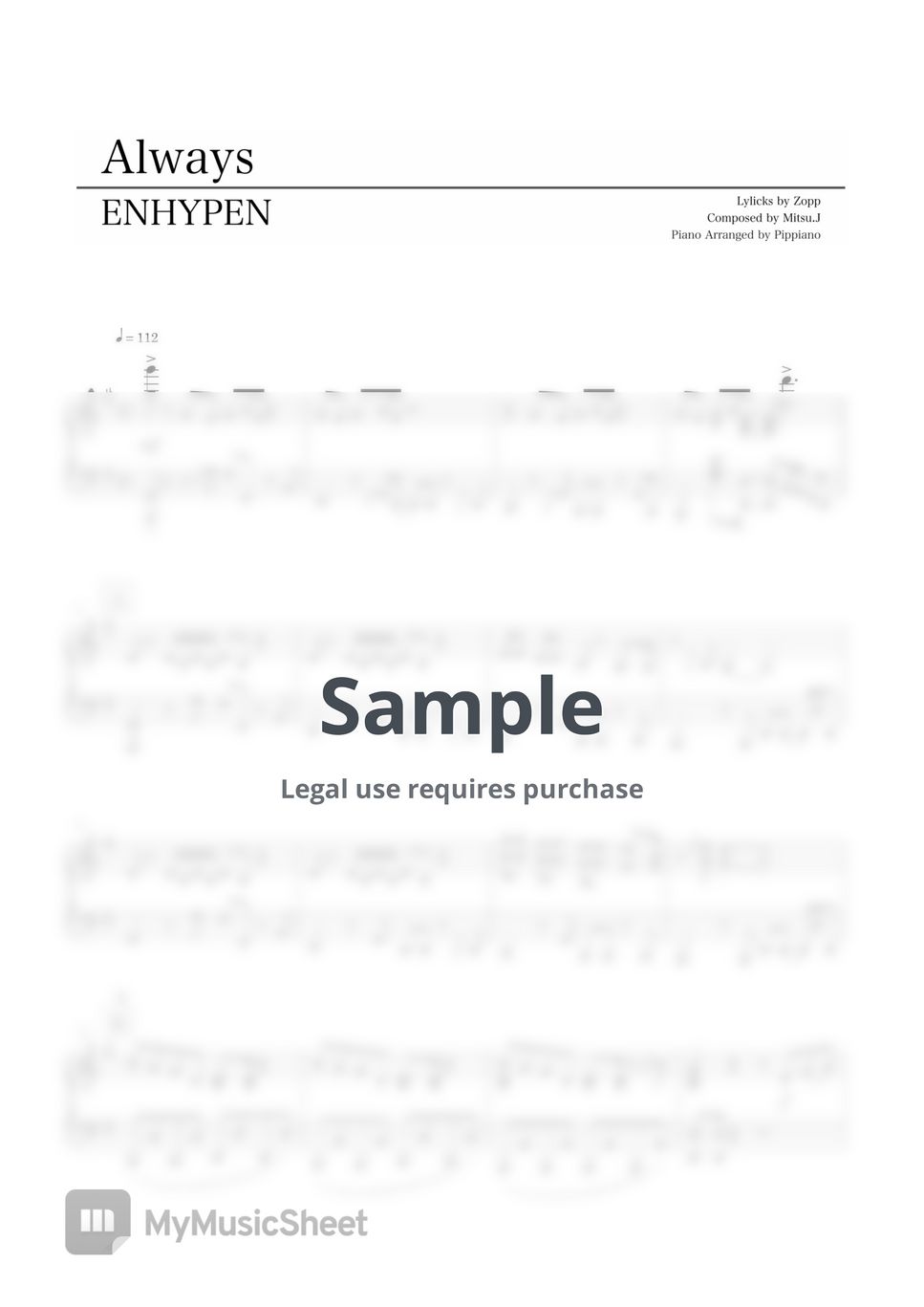 ENHYPEN Always By Pippiano