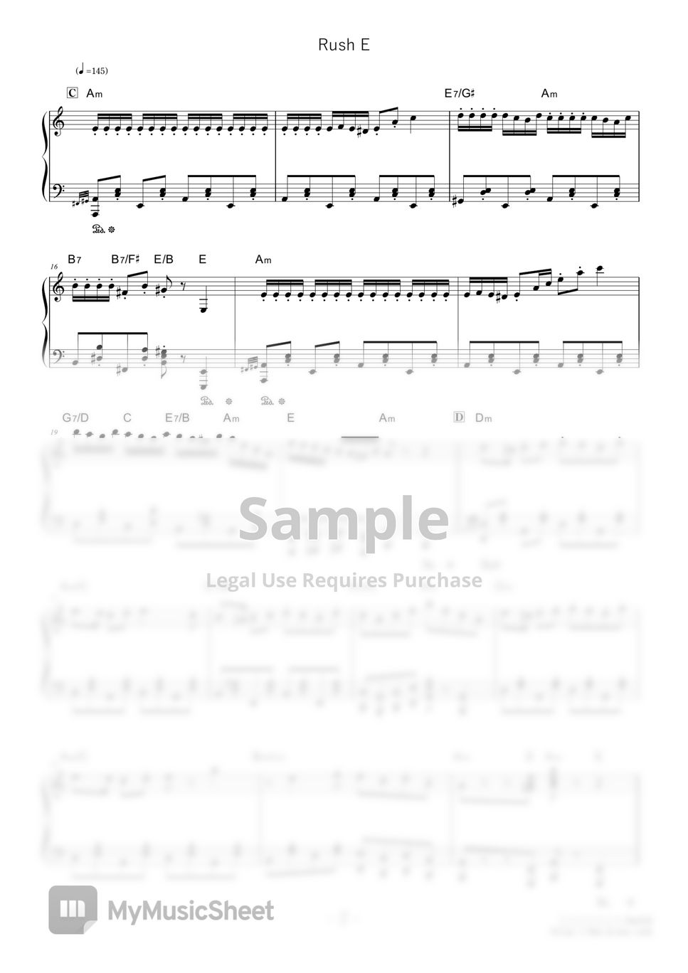 Sheet Music Boss - RUSH E (★★★★★) by D-sun