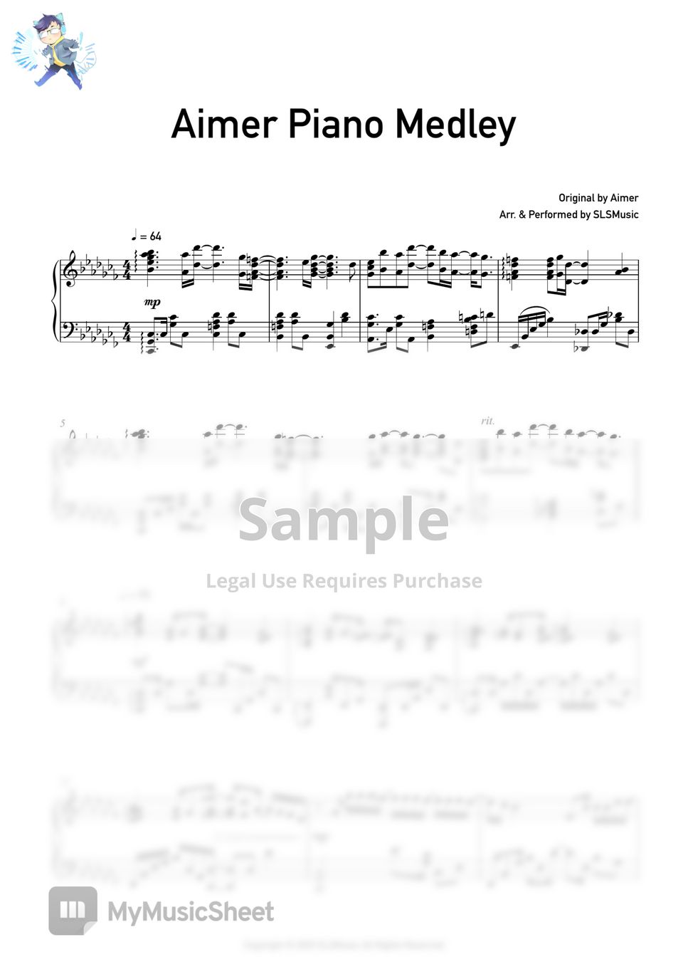 Aimer - Aimer Piano Medley by SLSMusic