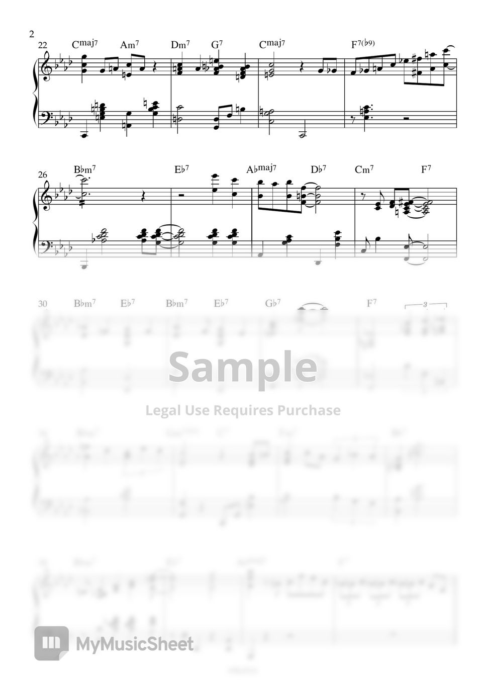 Victor Schertzinger Tangerine (RoHa ver.) Sheets by RoHA