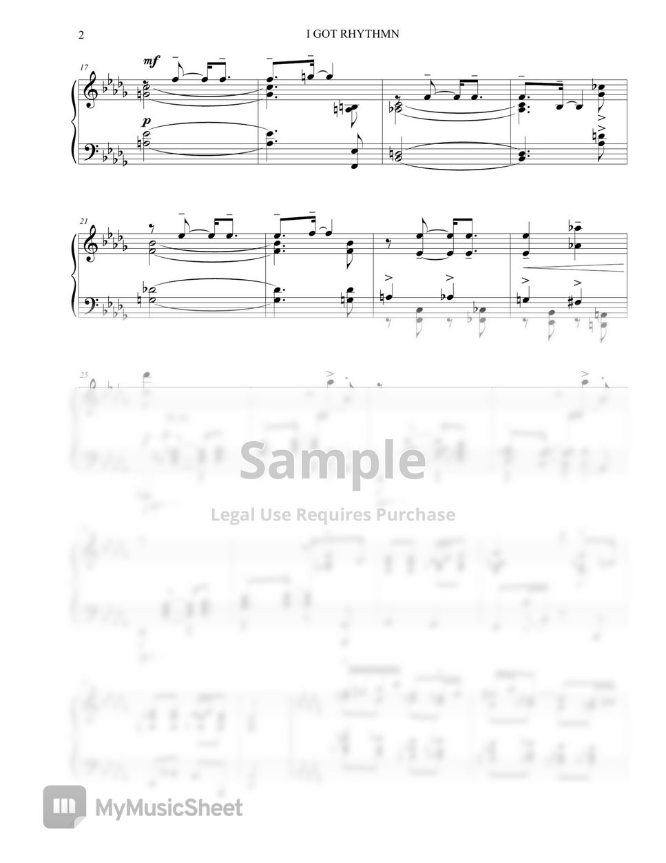 George Gershwin - I Got Rhythmn by EUNTAEK JUNG