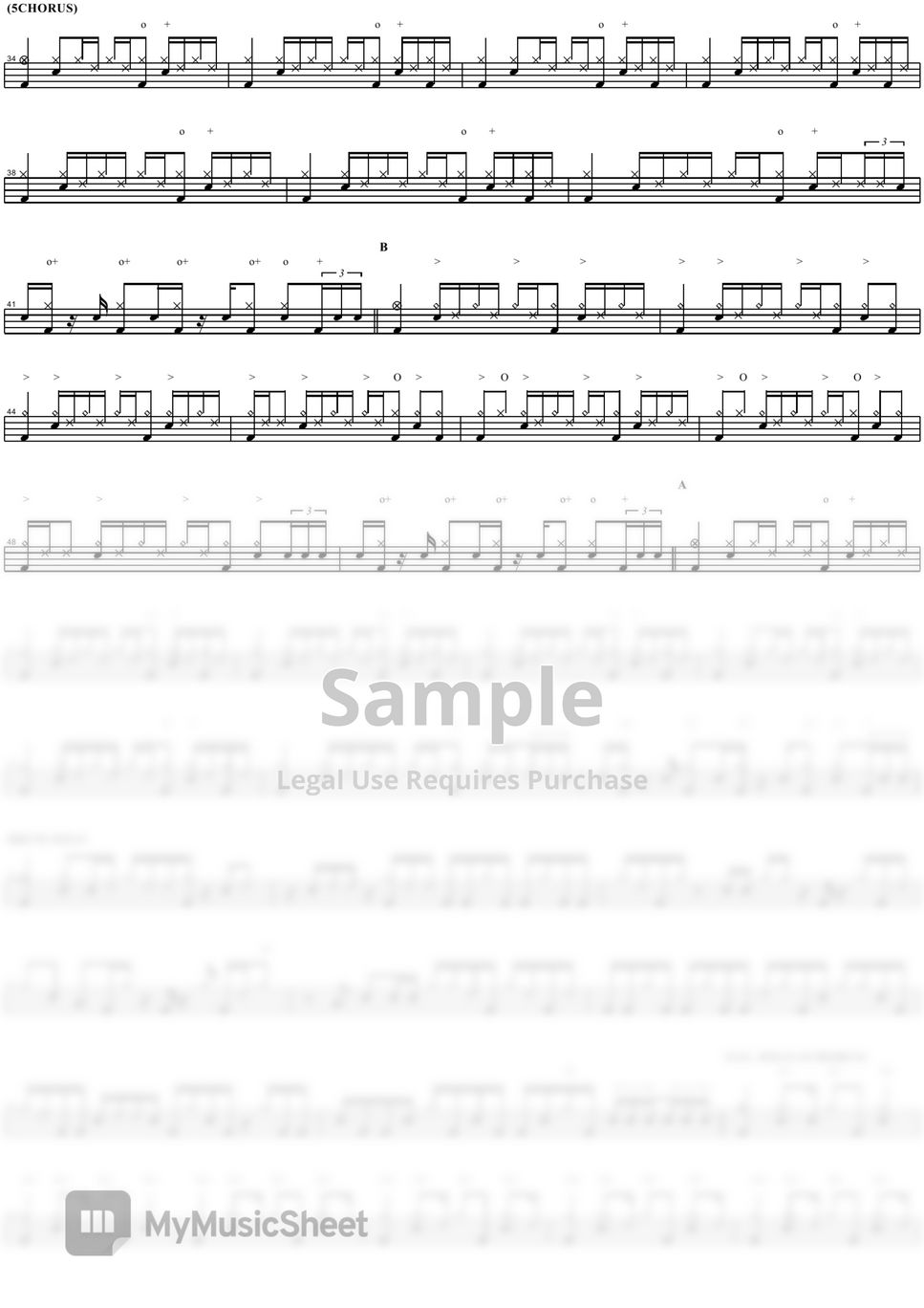 dennis chambers roll call Sheet by COPYDRUM