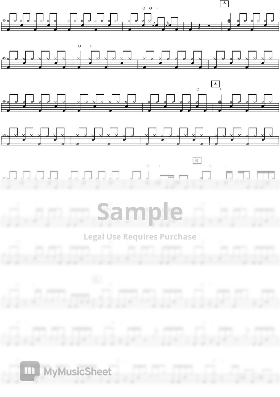 Dennis Chambers Groovus Interruptus Sheets by COPYDRUM