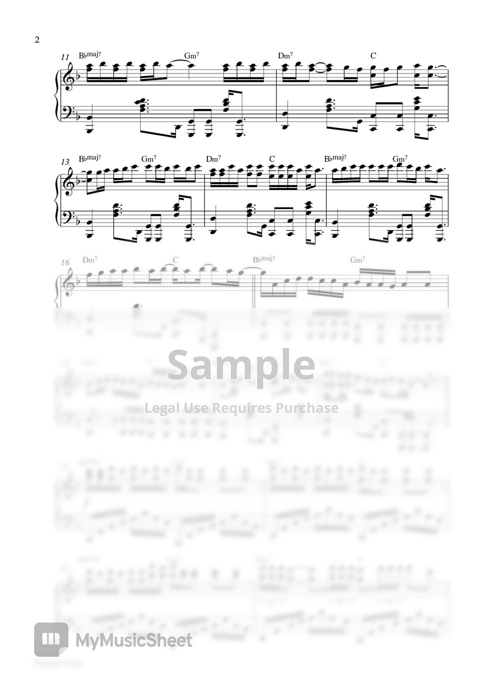 BTS - Black Swan (Piano Sheet) by Pianella Piano