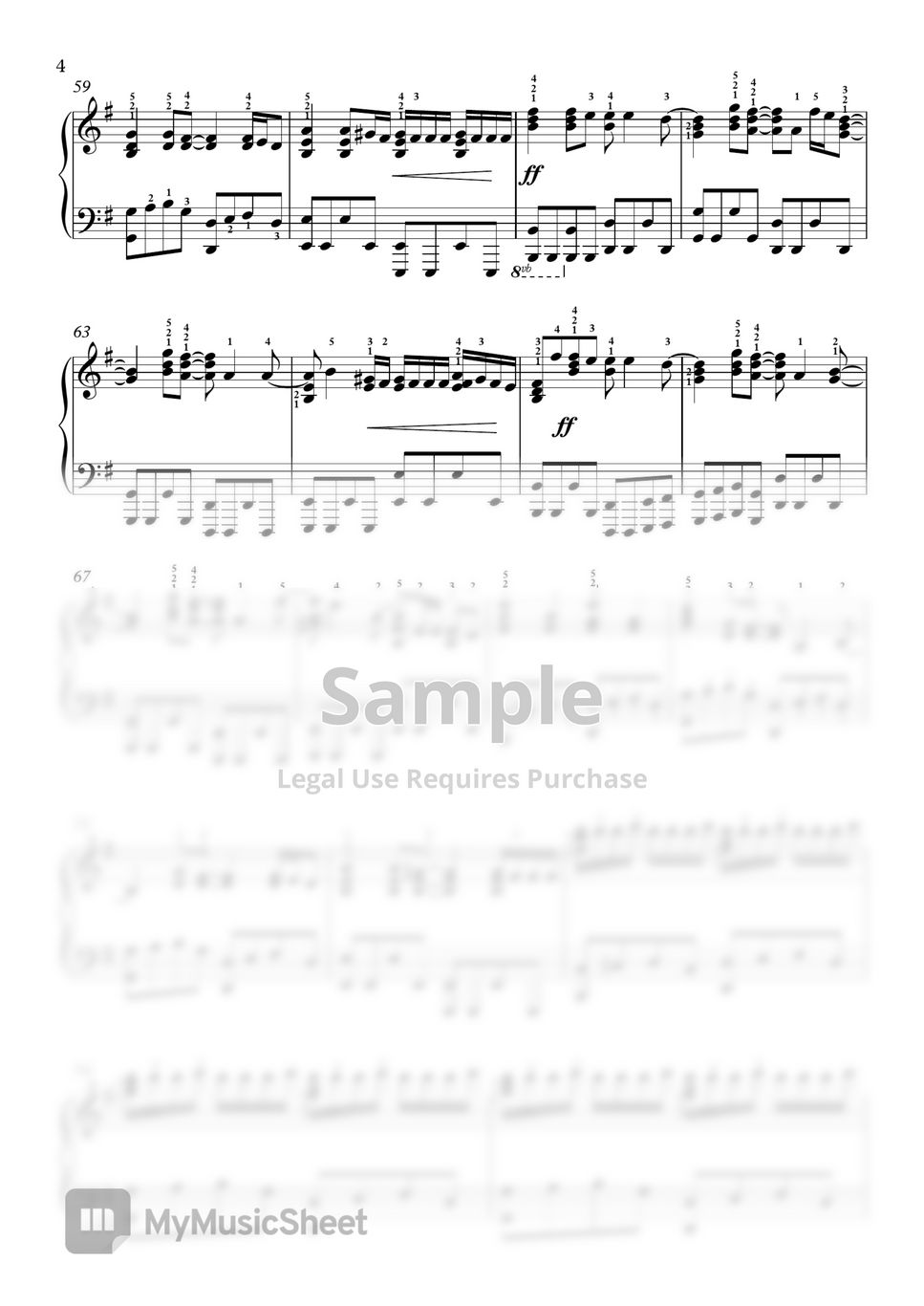 Radiohead - Karma Police 楽譜 by Adelina Piano